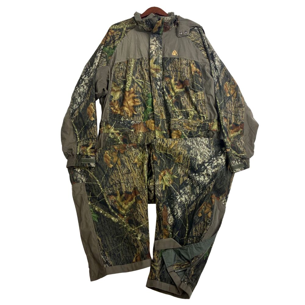 Rocky 2XL Mossy Oak Break-Up Camo Hunting Coveralls Waterproof Hooded XXL